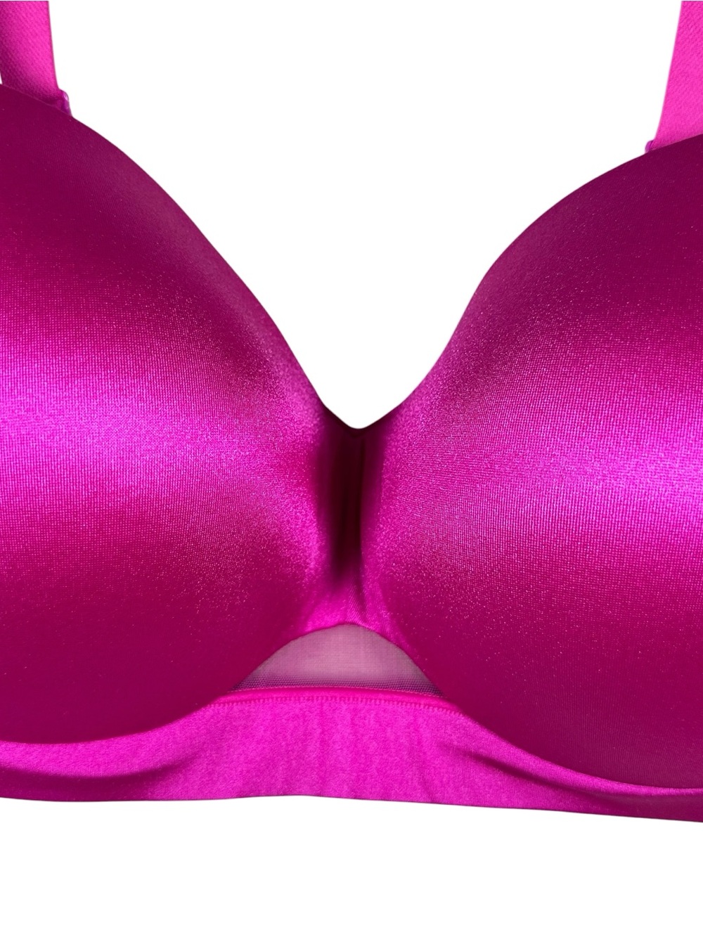 CACIQUE Comfort Bliss Lightly Lined Balconette Bra in Magenta Petal - Picture 7 of 12